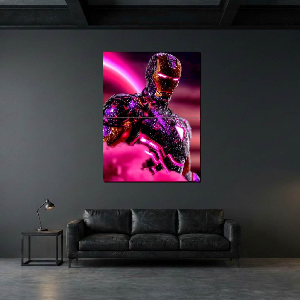 Iron Man Purple Glow