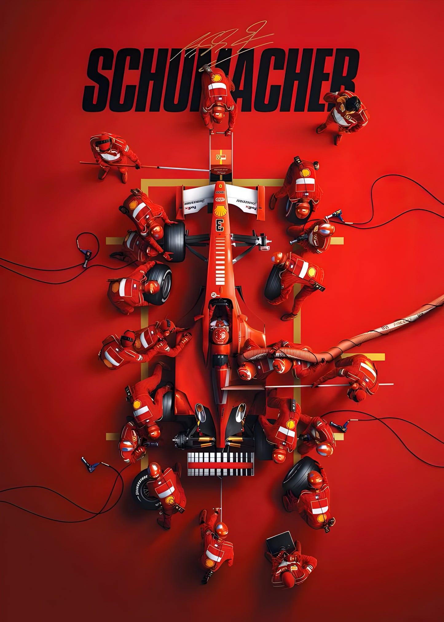 Schumacher F1 Pit Stop