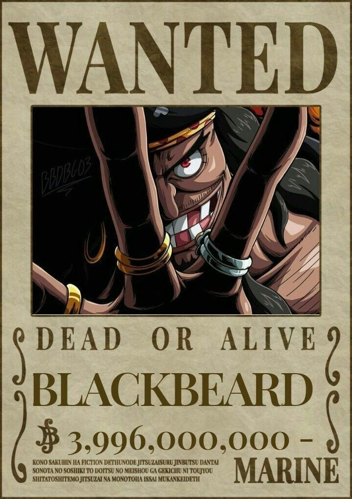 3.9 Billion Blackbeard Bounty