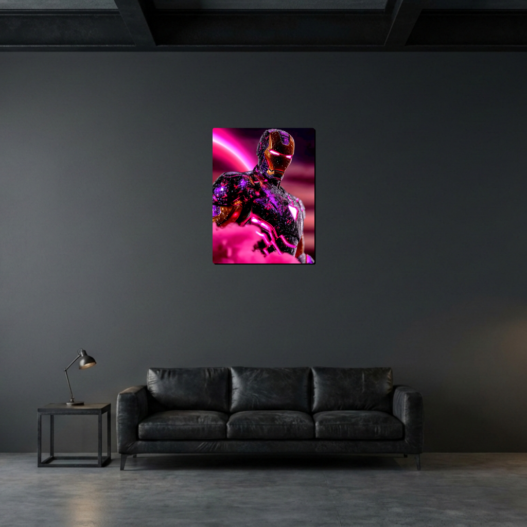 Iron Man Purple Glow