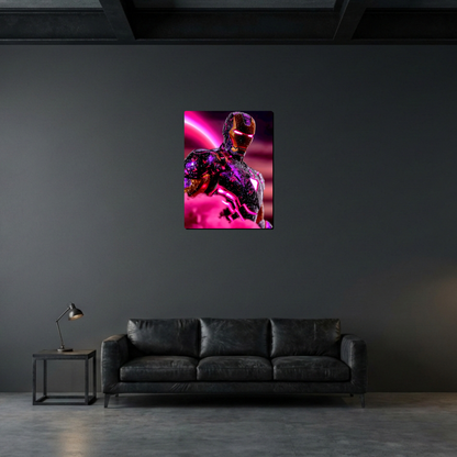Iron Man Purple Glow