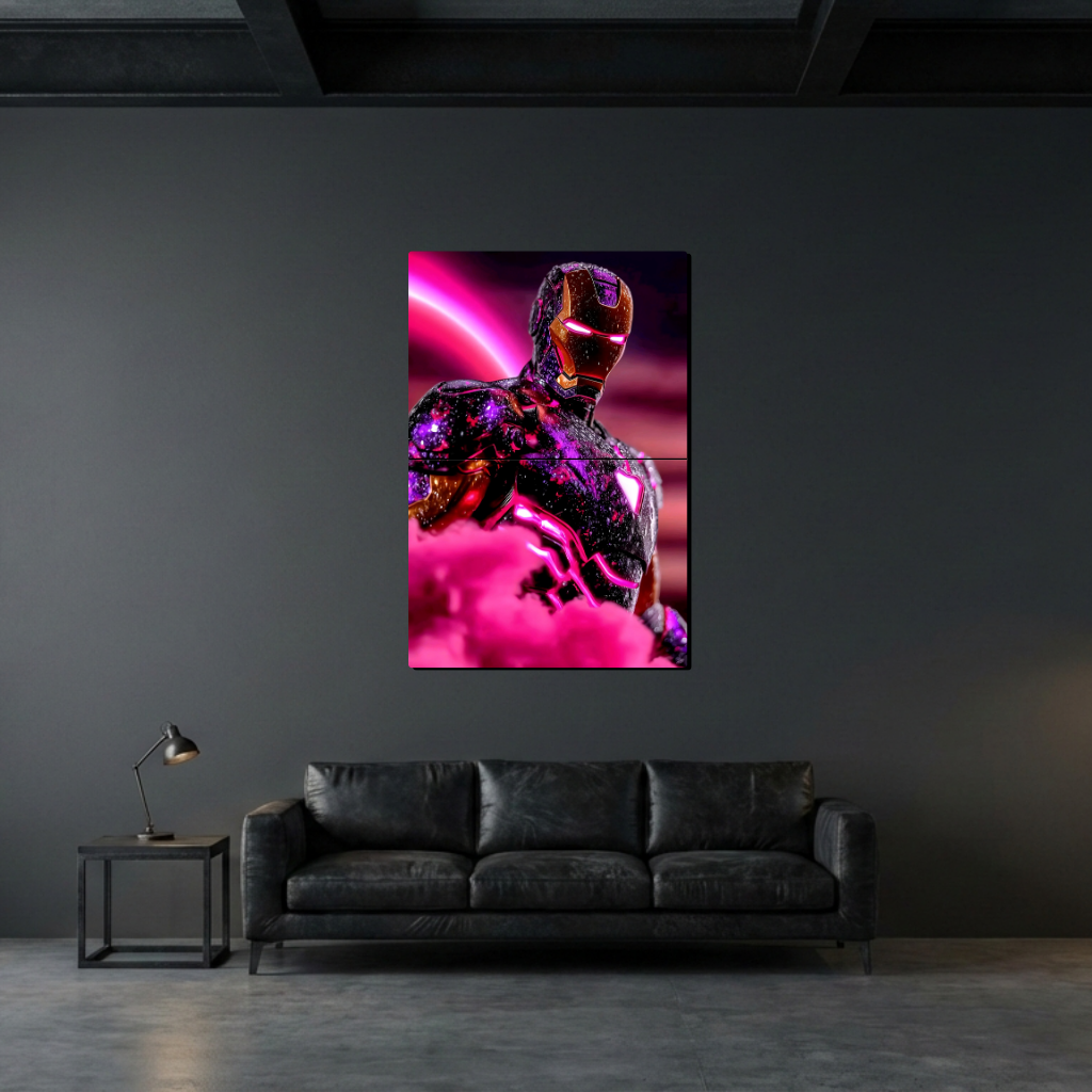 Iron Man Purple Glow