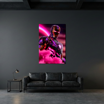 Iron Man Purple Glow