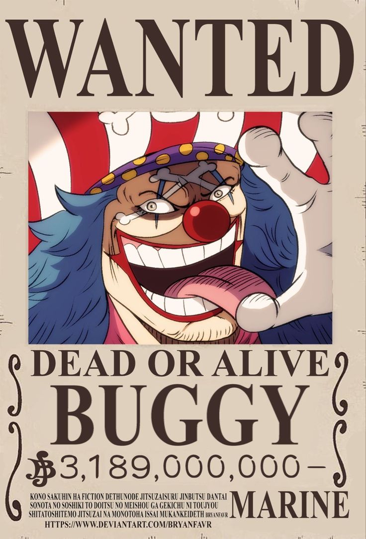 Buggy The Clown Pirate Bounty