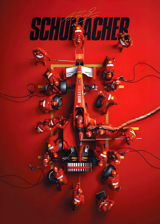 Schumacher F1 Pit Stop