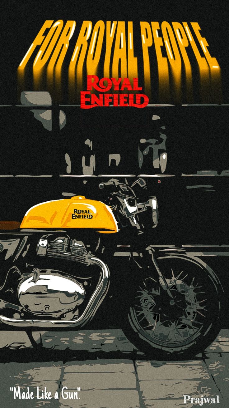 Yellow Cafe Racer