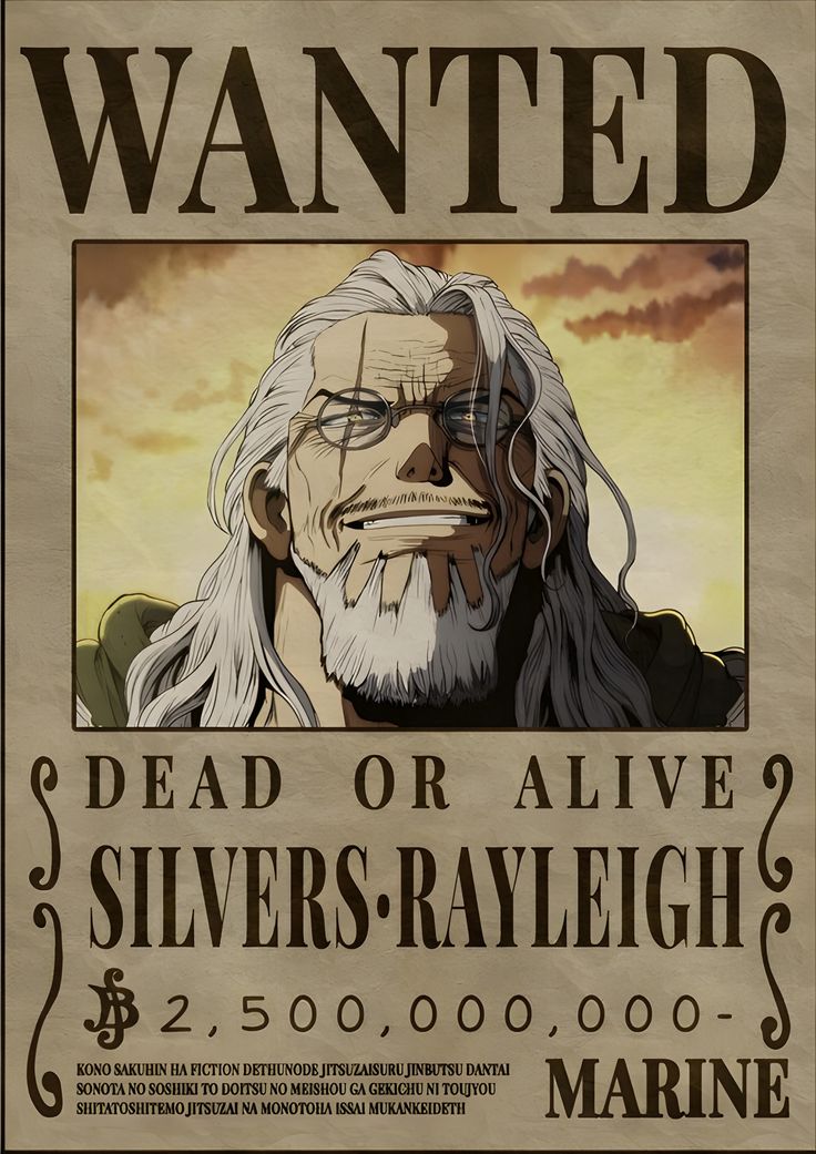 Silvers Rayleigh Wanted Bounty