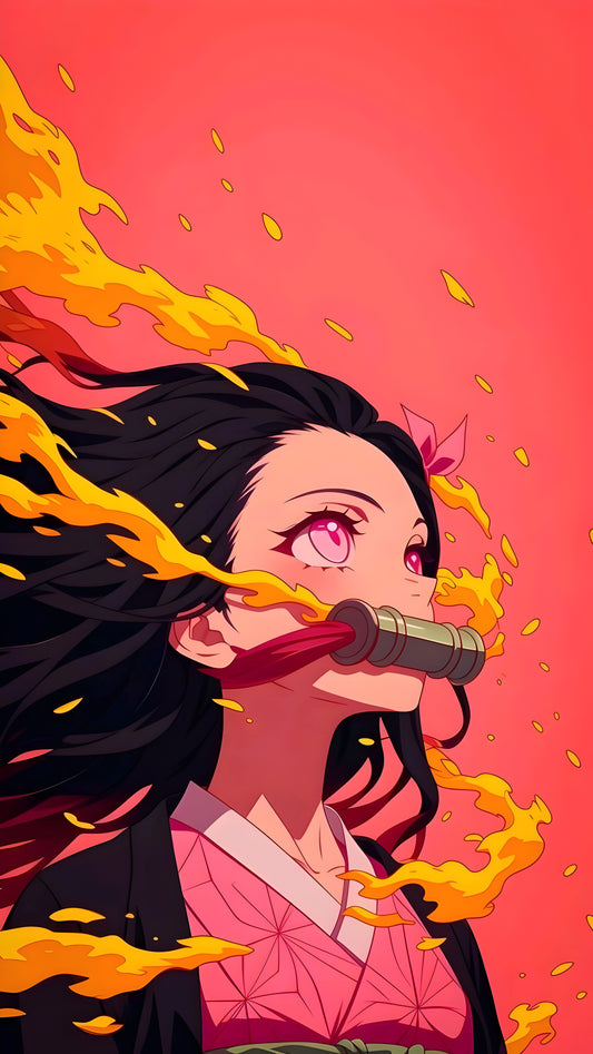 Nezuko Fire Anime