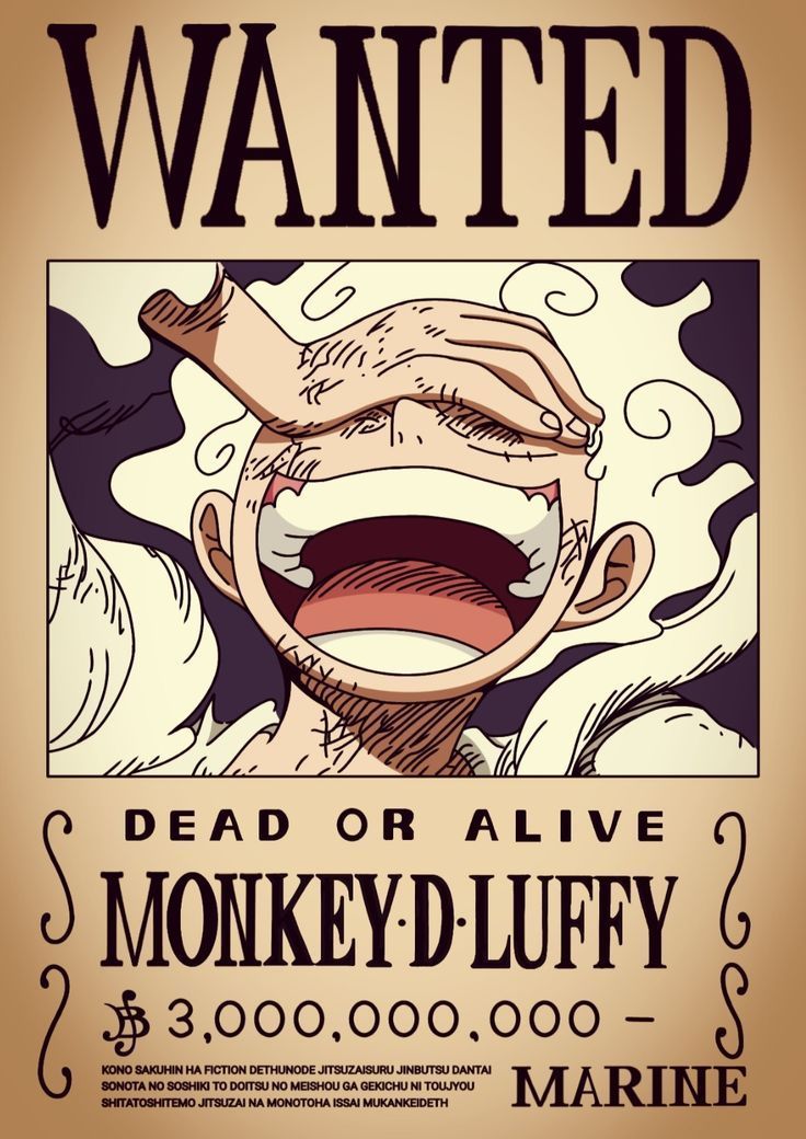 Luffy Gear 5 Bounty