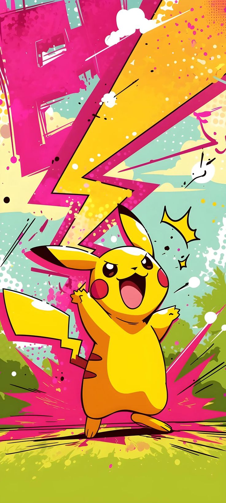 Pikachu Pink Thunderbolt Strike
