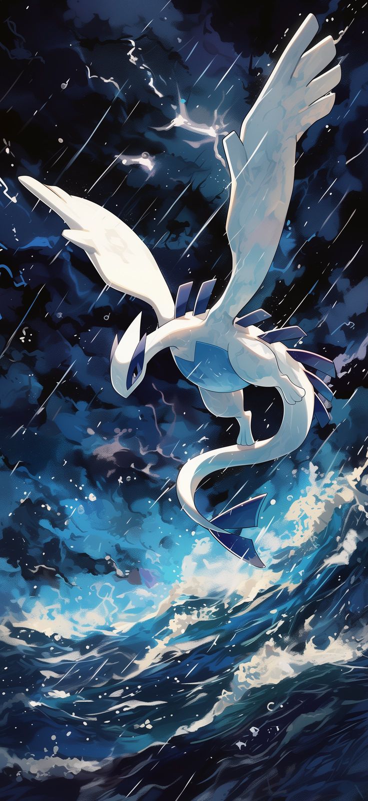Lugia Stormy Ocean